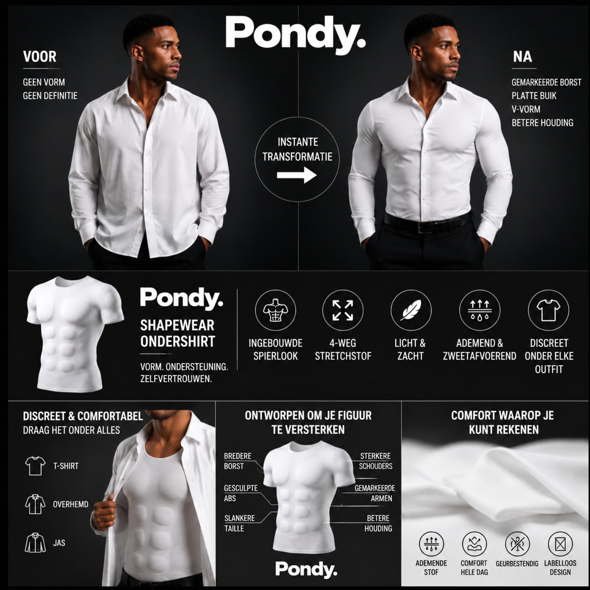 Pondy™ Shapewear Ondershirt